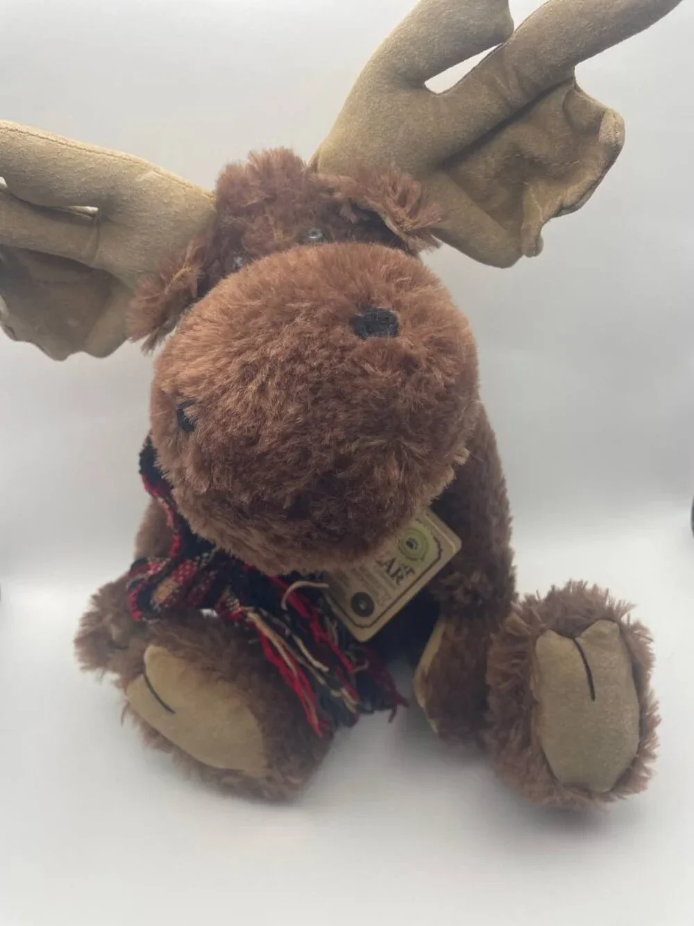 Retired Mohair Milhous Moosington Plush Moose - the Boyd collection limited